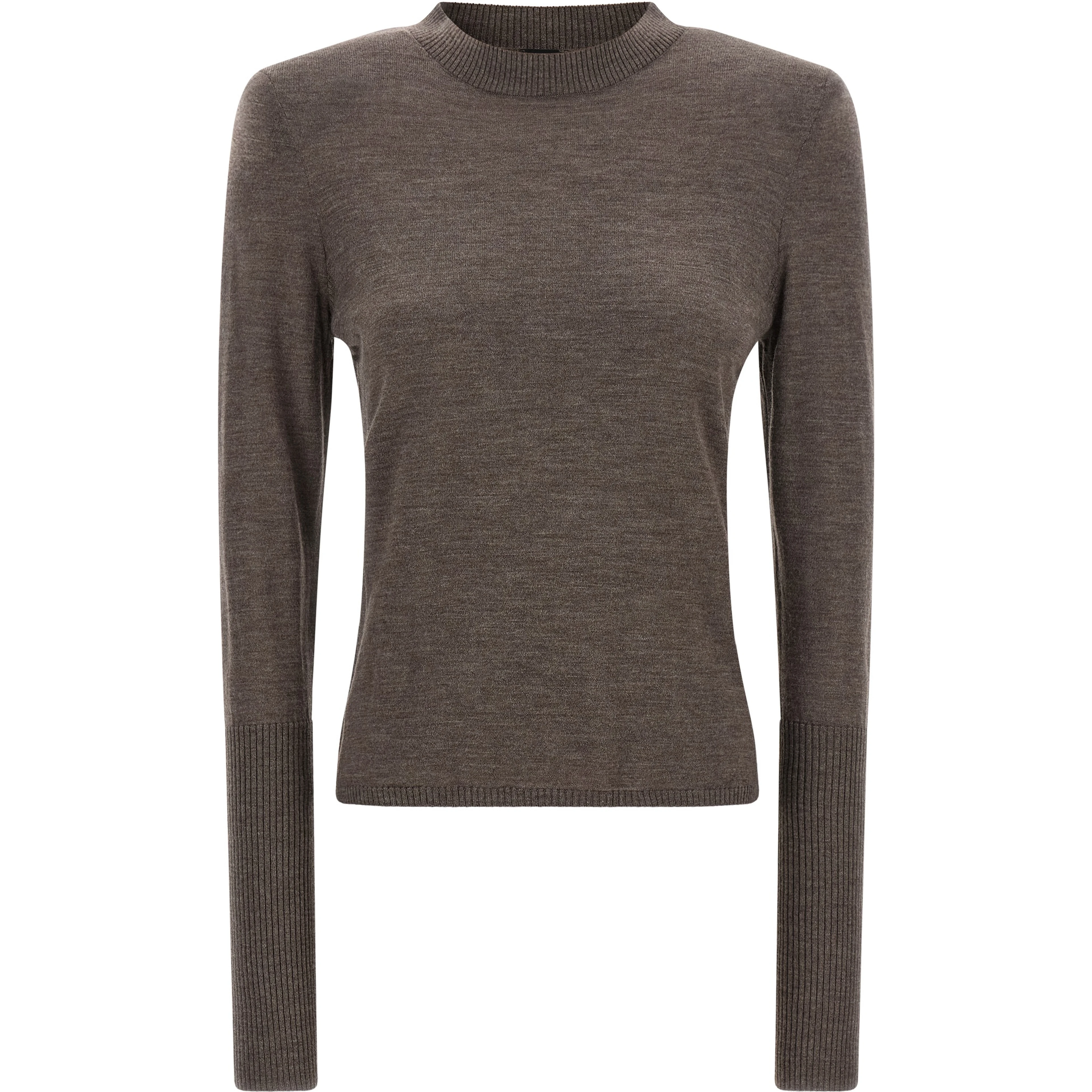 Brown Wool Cardigan