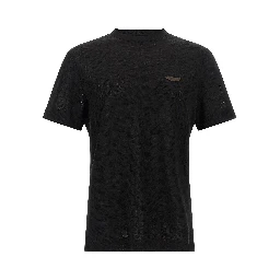 Black Cotton T-Shirt