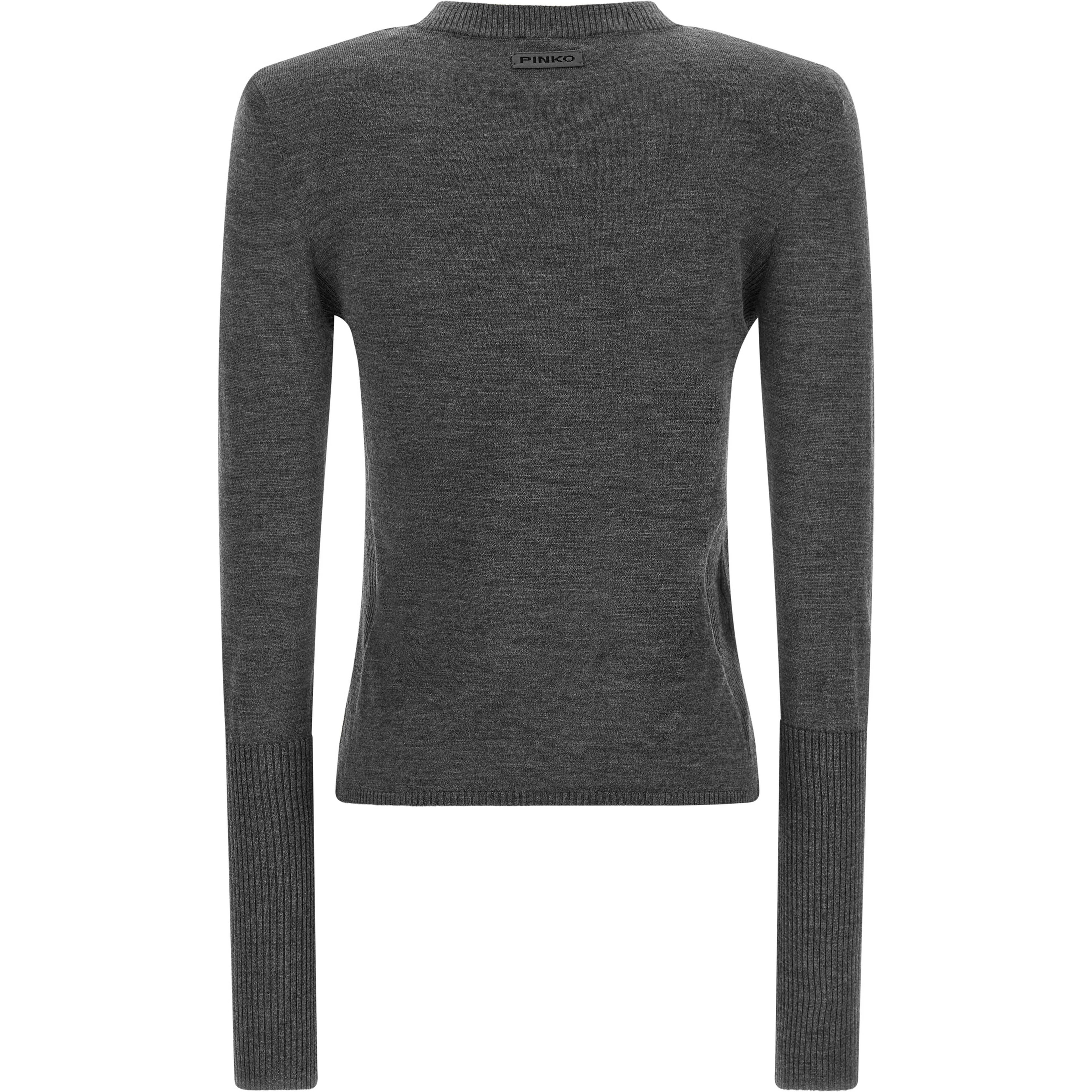 Gray Wool Cardigan