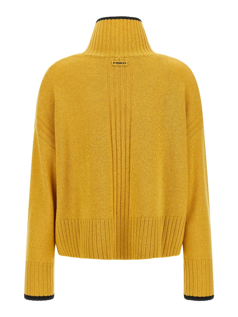 Bicolor Wool Cardigan
