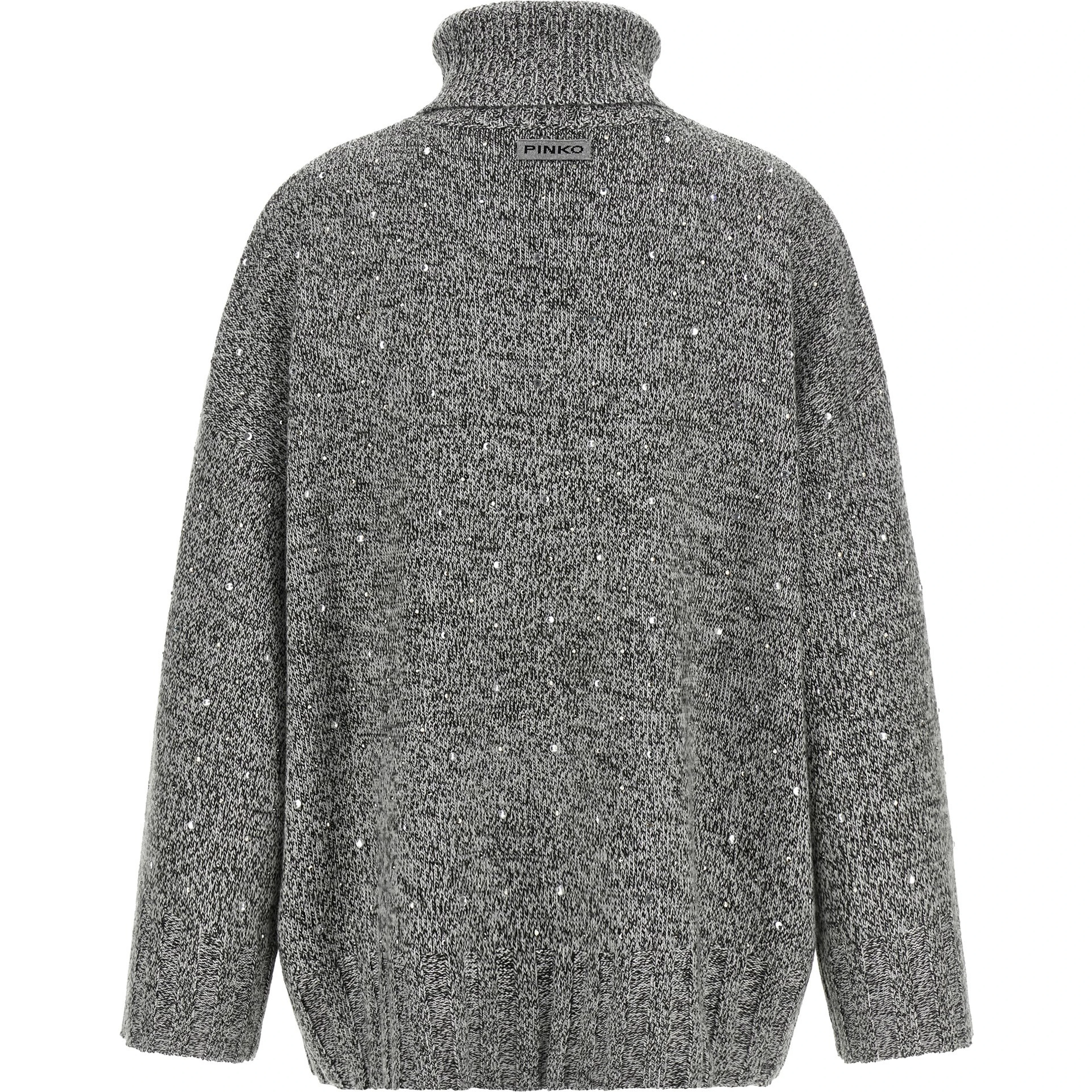 Gray Polyester Cardigan