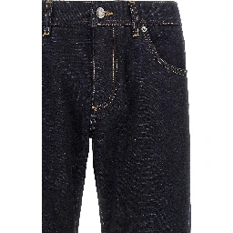 Blue Cotton Jeans Denim