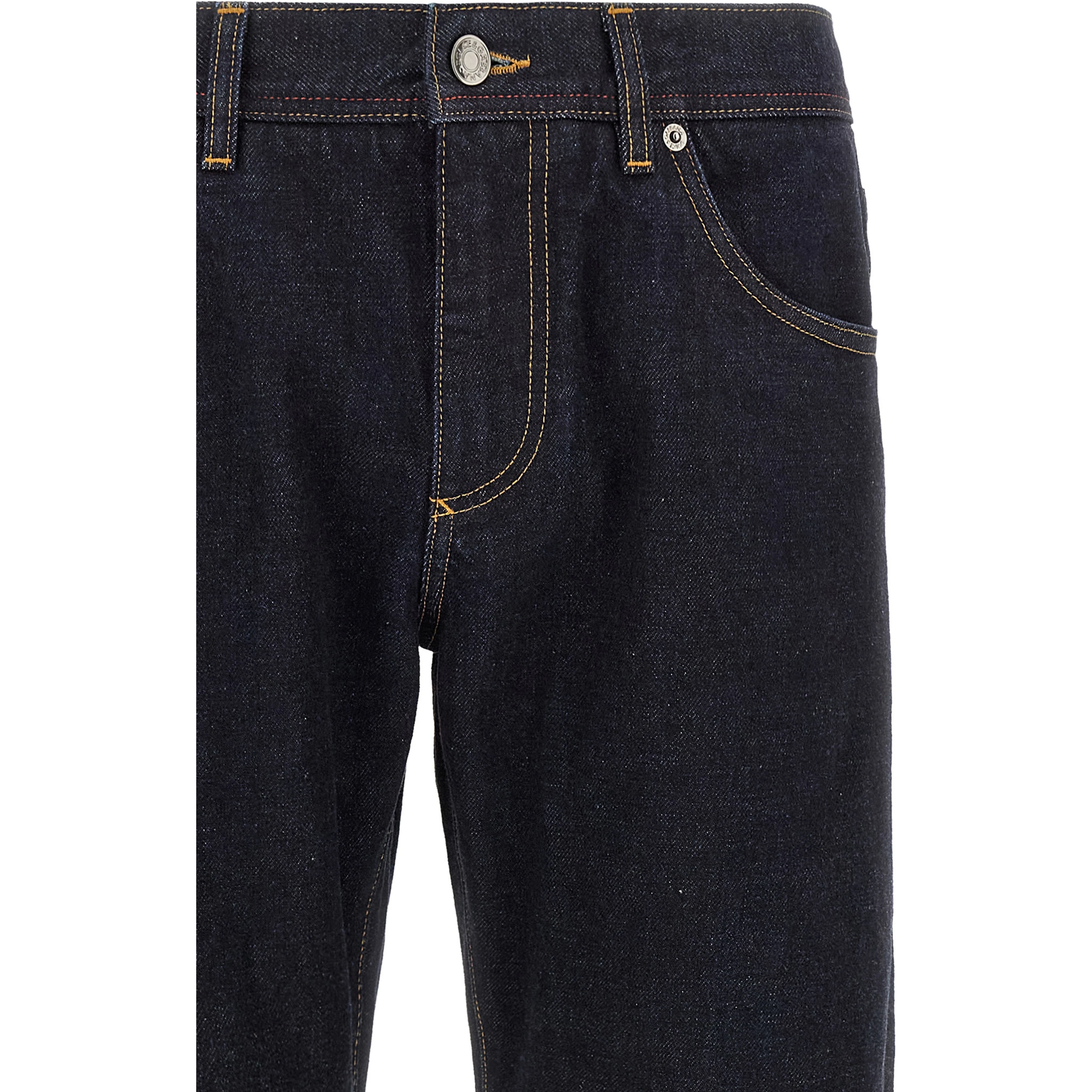 Blue Cotton Jeans Denim