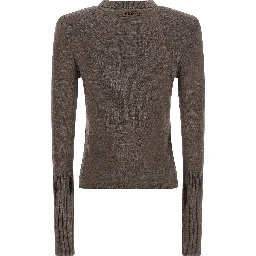 Brown Wool Cardigan