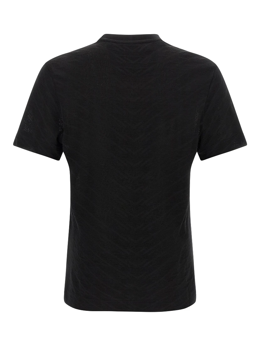 Black Cotton T-Shirt