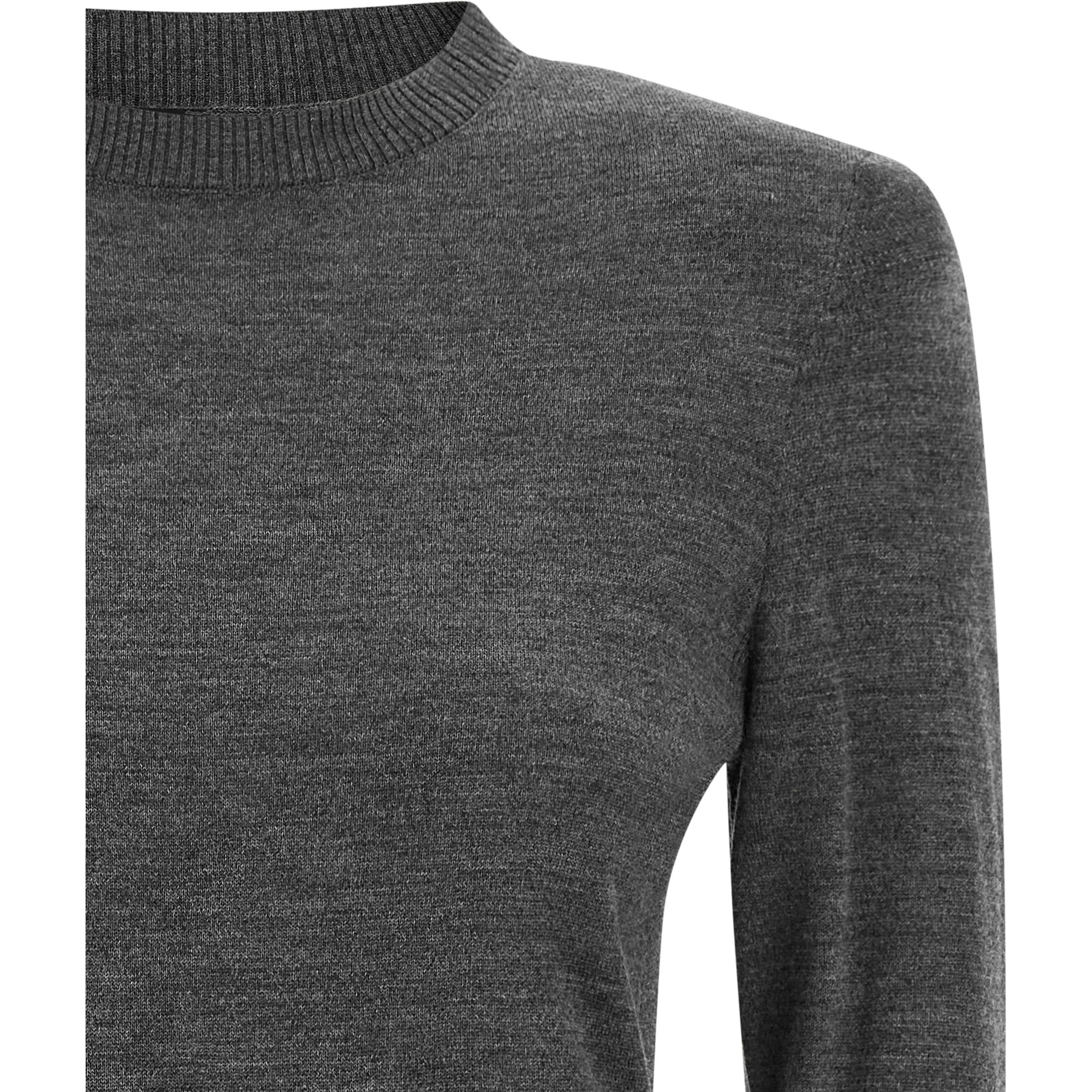 Gray Wool Cardigan