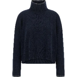 Blue Wool Cardigan