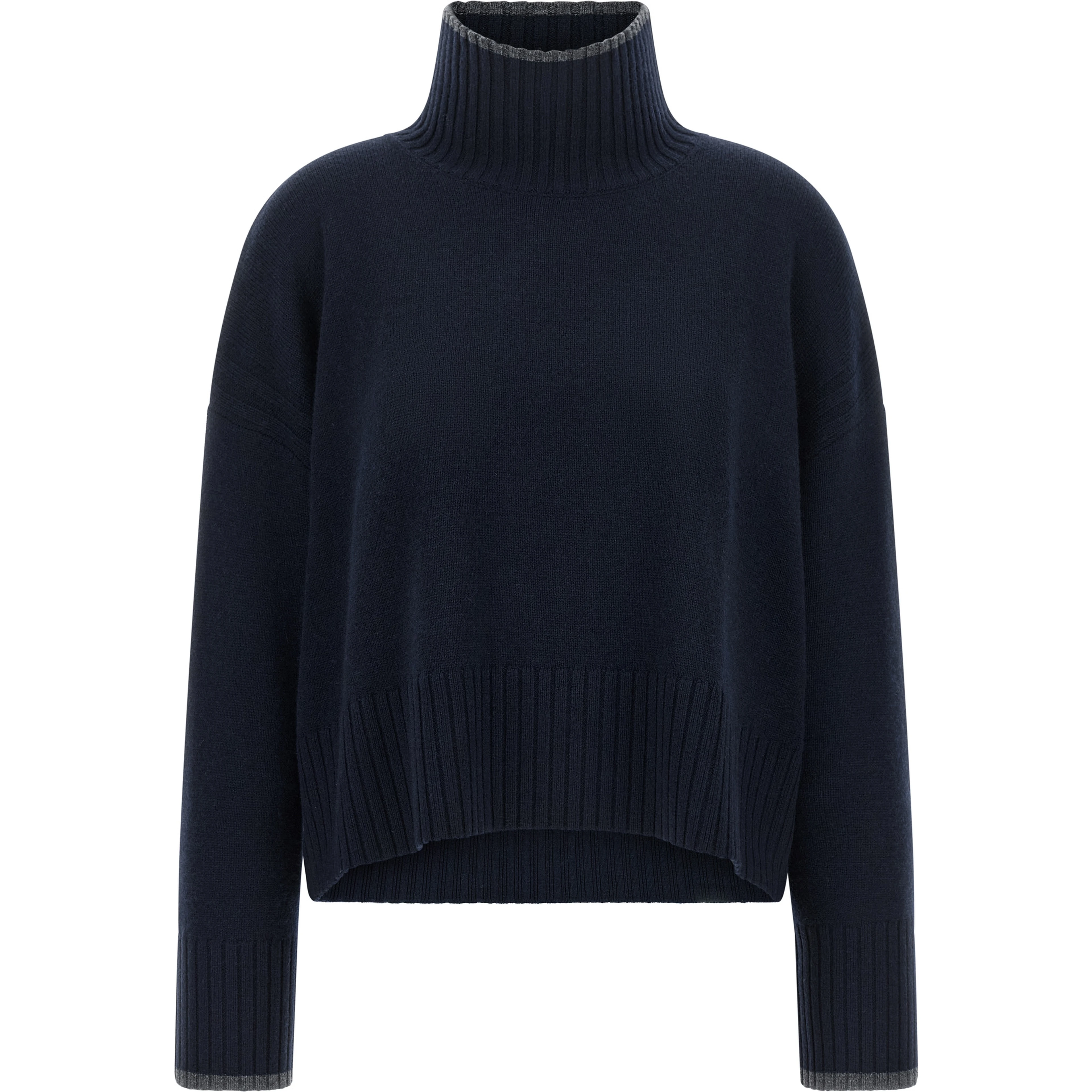 Blue Wool Cardigan