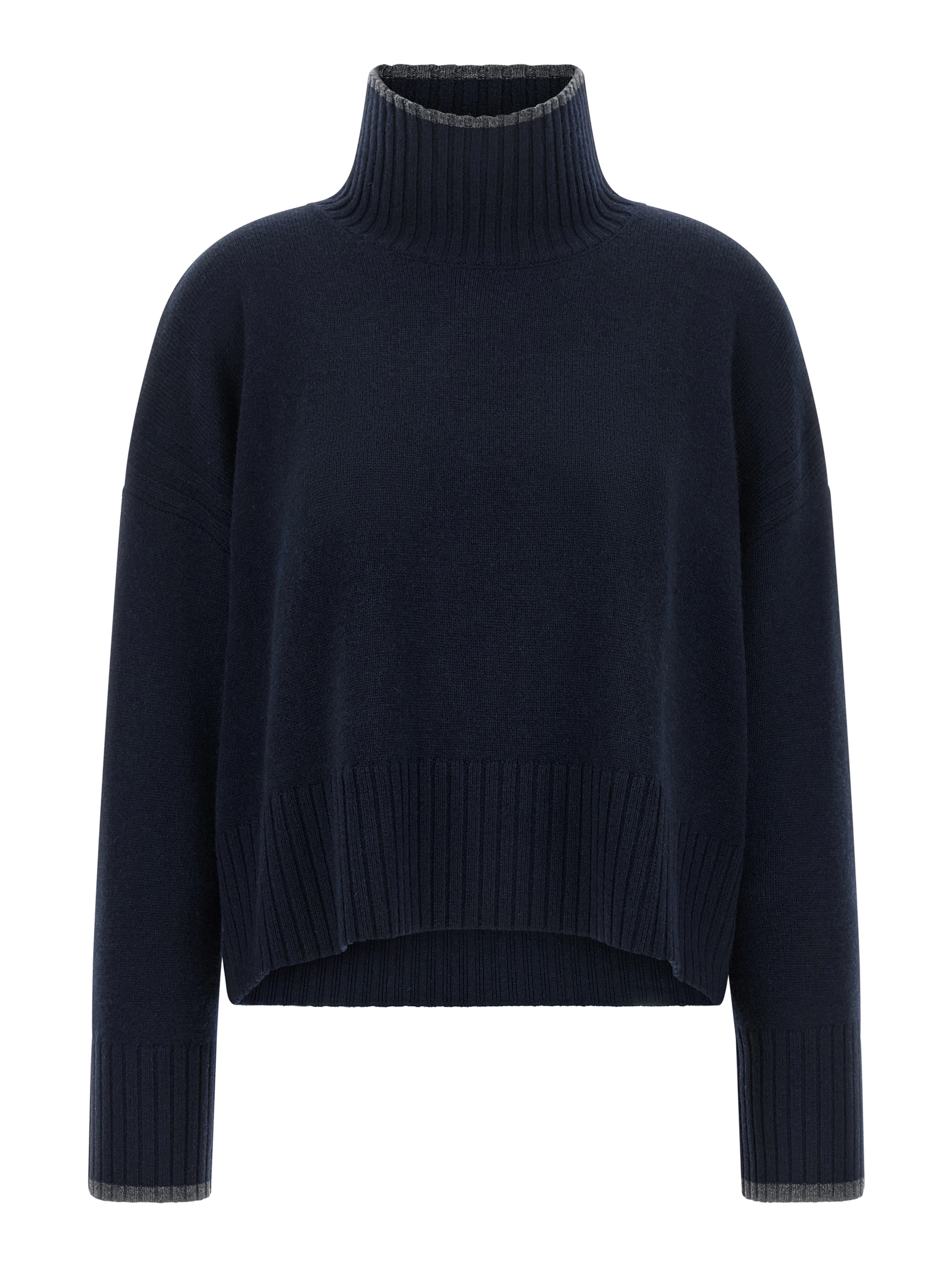 Blue Wool Cardigan