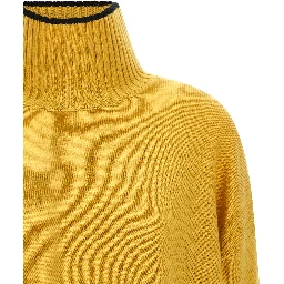 Bicolor Wool Cardigan