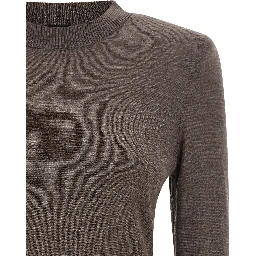 Brown Wool Cardigan