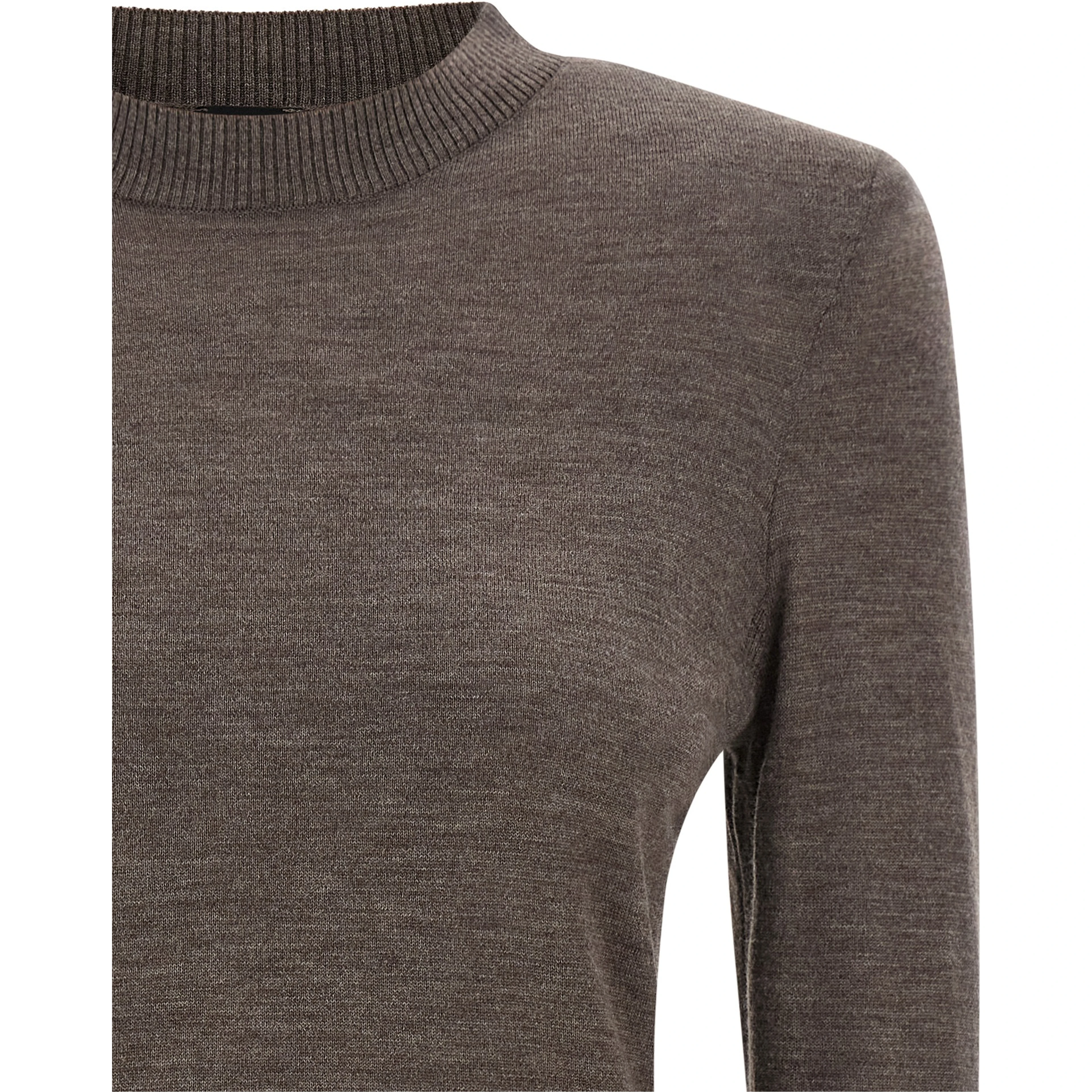 Brown Wool Cardigan