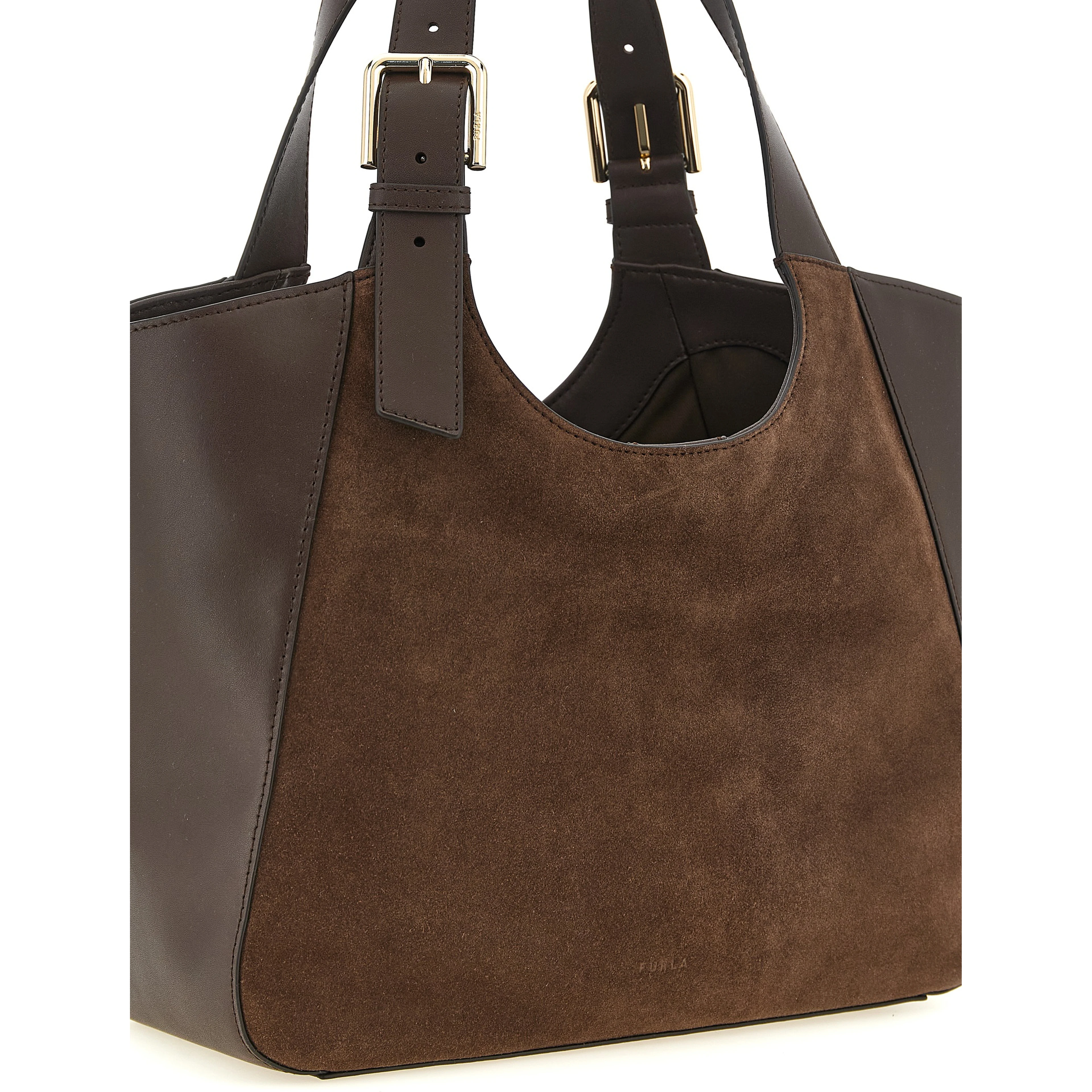 Brown Calfskin Tote Bag