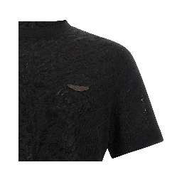 Black Cotton T-Shirt