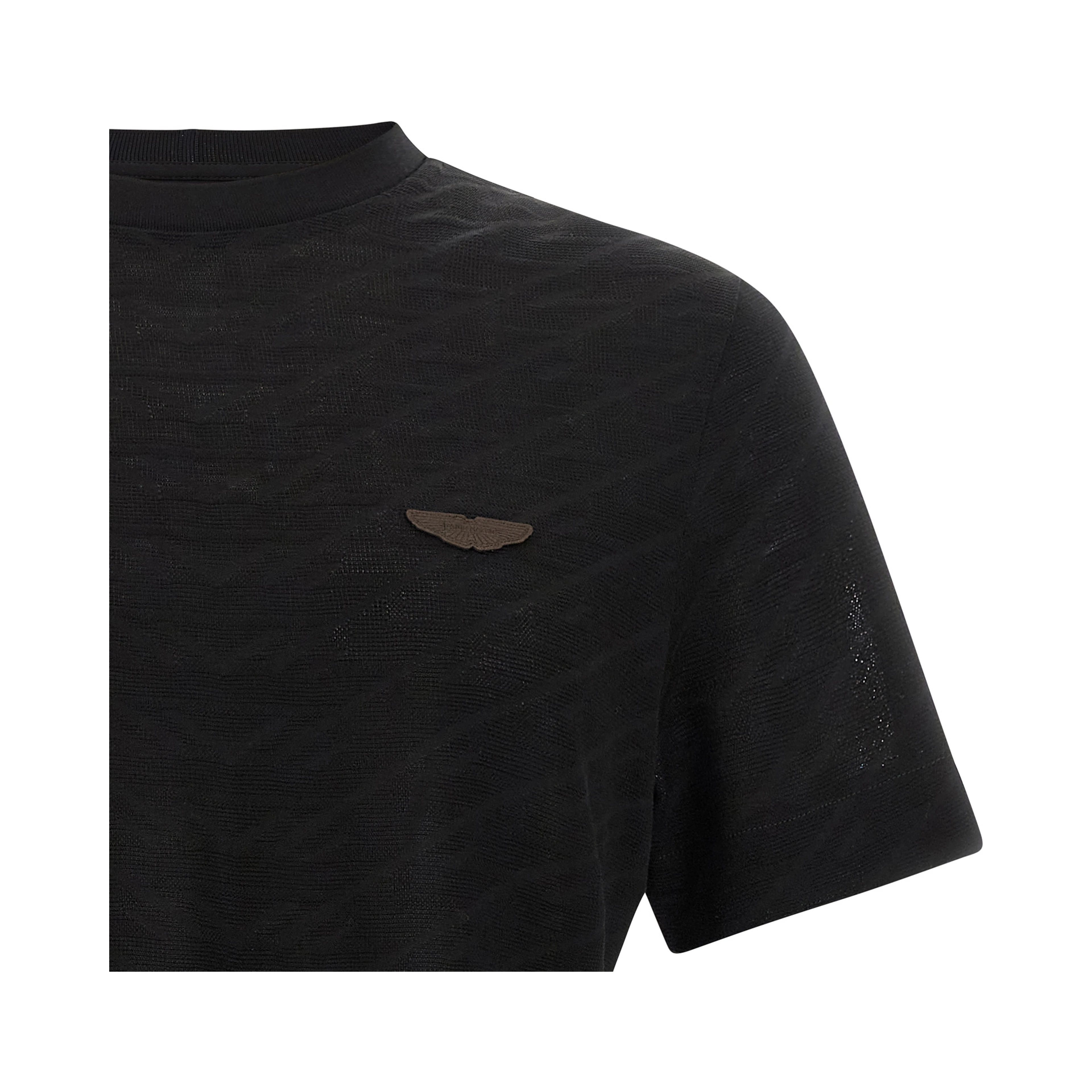 Black Cotton T-Shirt