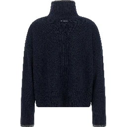 Blue Wool Cardigan