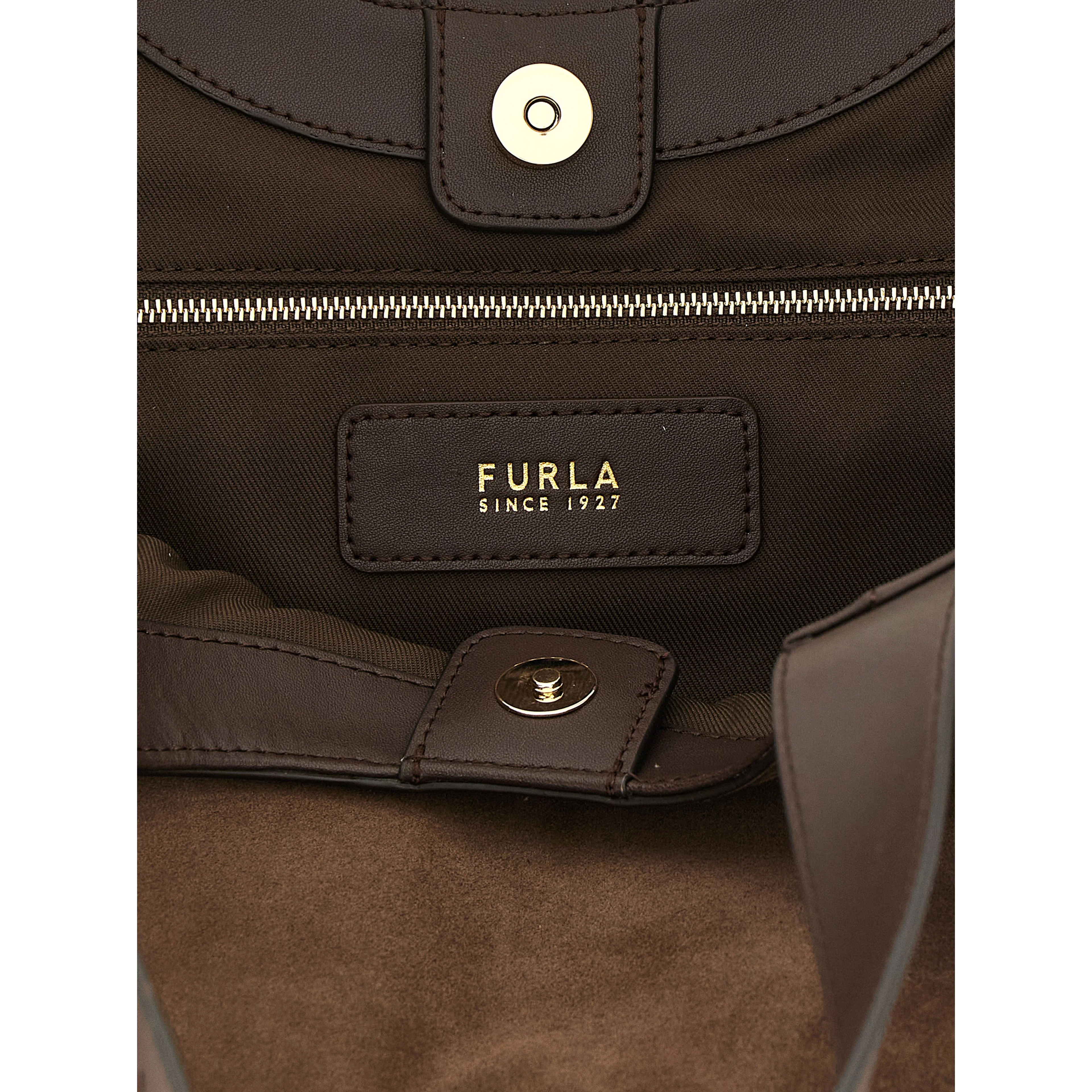 Brown Calfskin Tote Bag