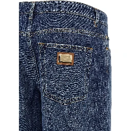 Blue Cotton Relaxed Fit Jeans