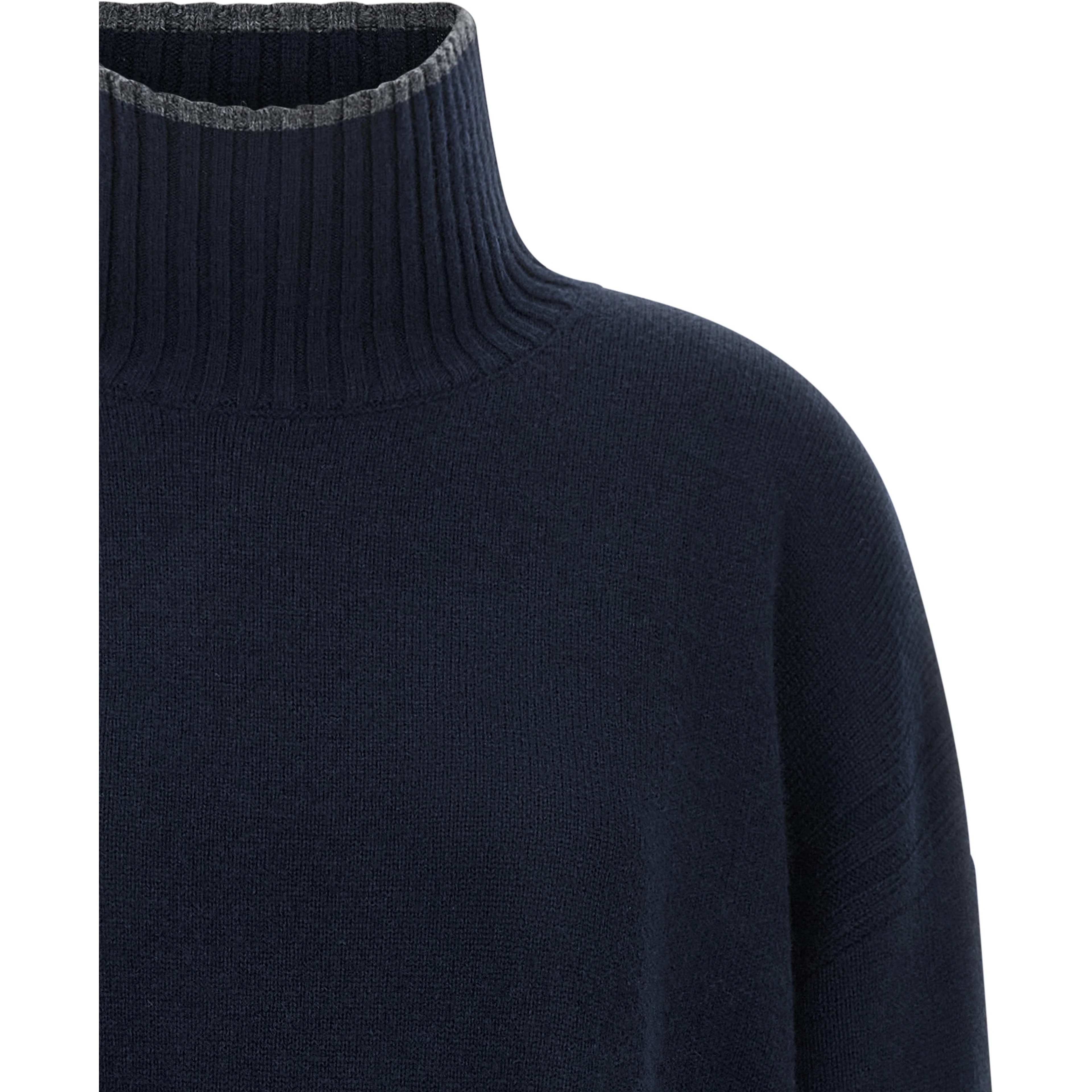 Blue Wool Cardigan