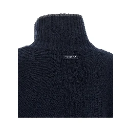 Blue Wool Cardigan