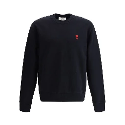 Black Cotton Sweatshirt