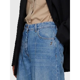 High-waist barrel-leg jeans