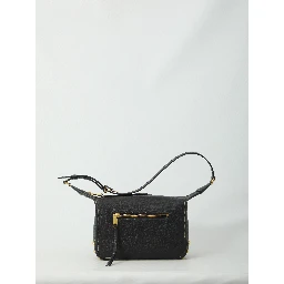 Metal Dots mini leather bag