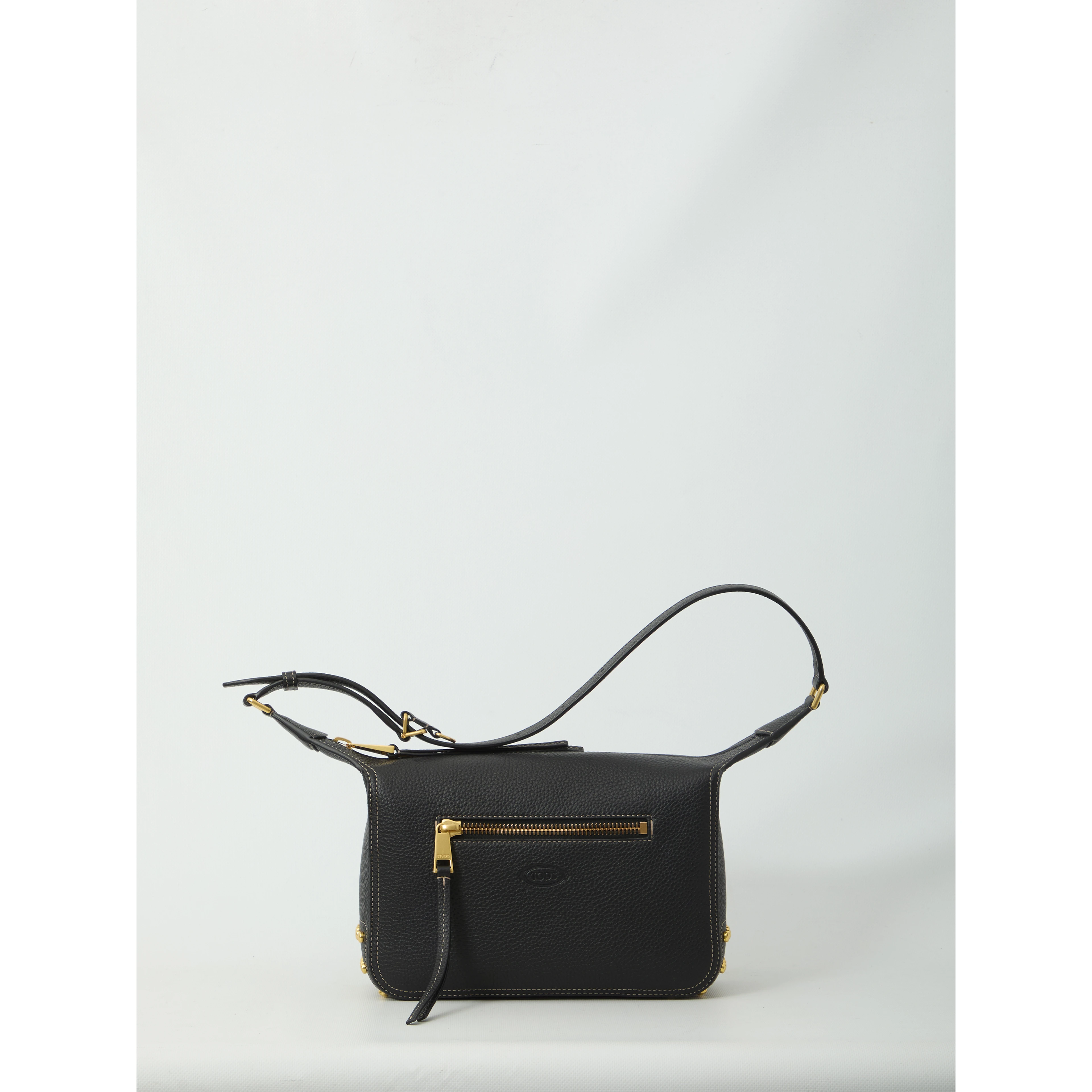 Metal Dots mini leather bag
