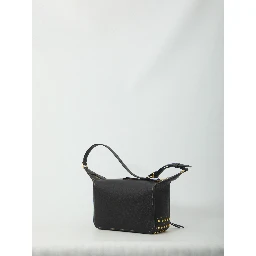 Metal Dots mini leather bag