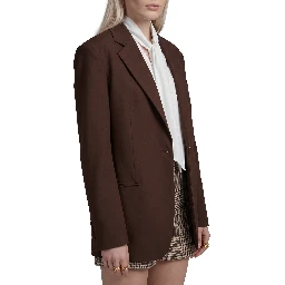 Blazer over single-breasted frescolana