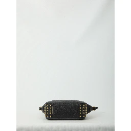 Metal Dots mini leather bag
