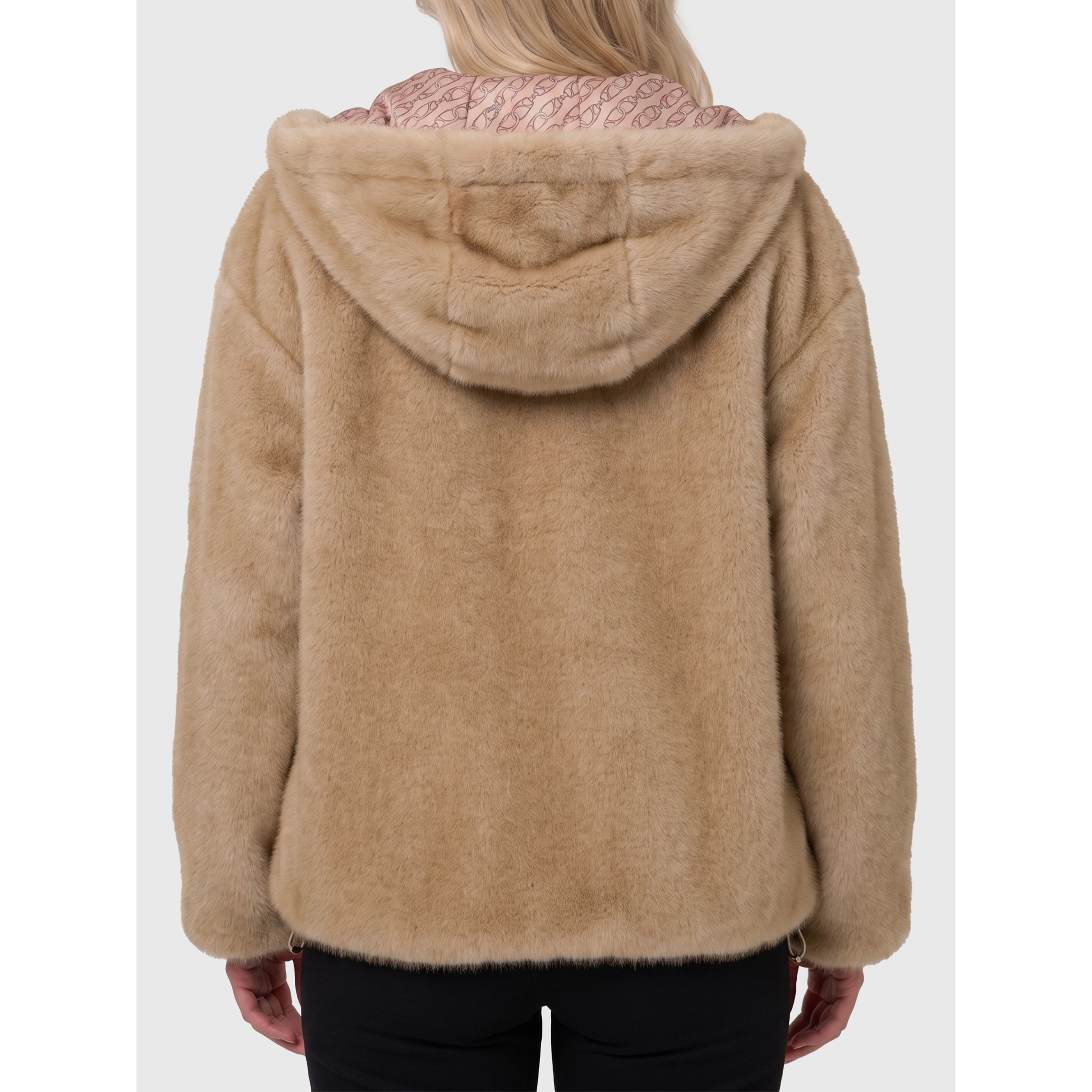 Faux fur jacket
