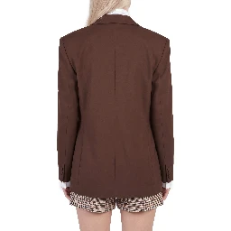 Blazer over single-breasted frescolana