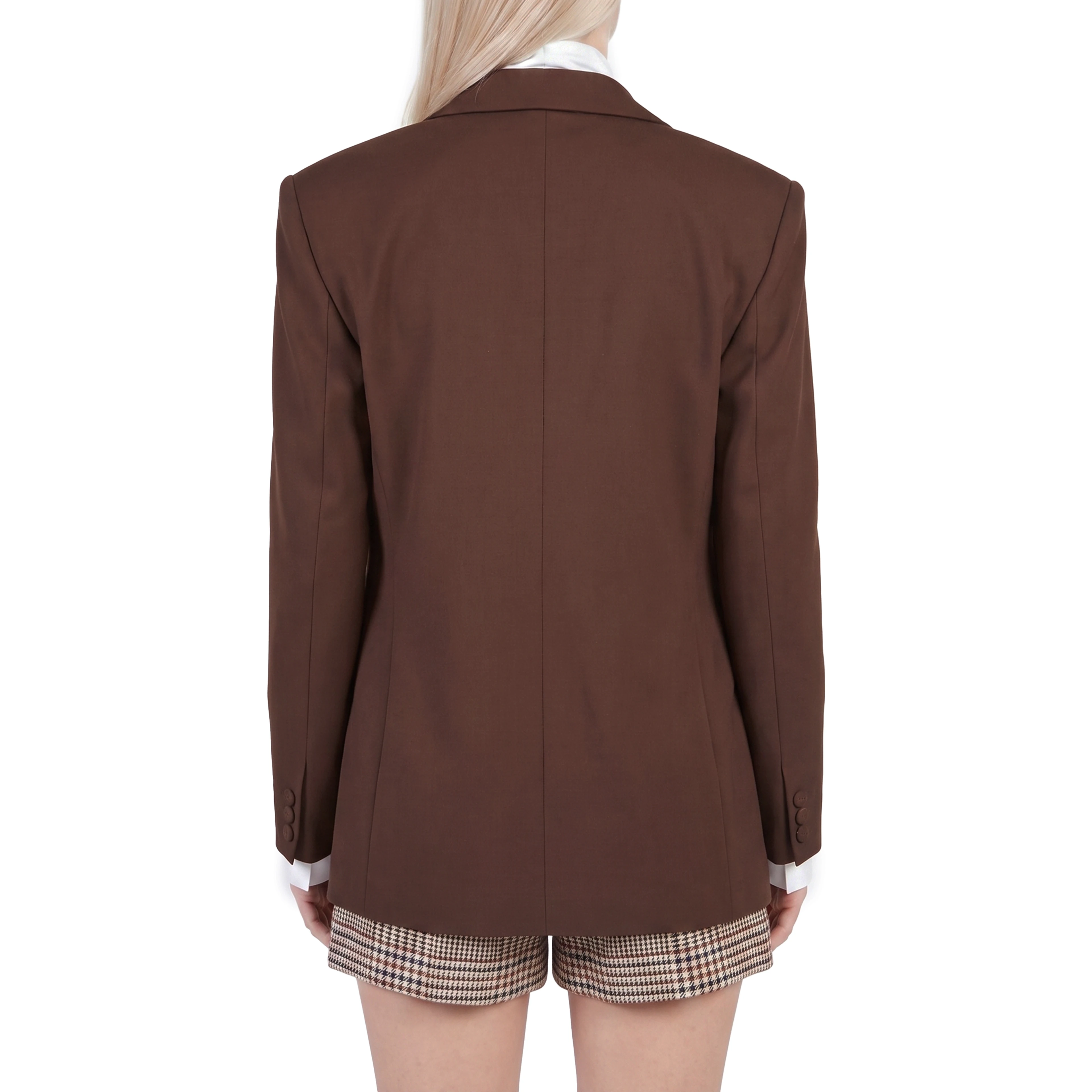 Blazer over single-breasted frescolana