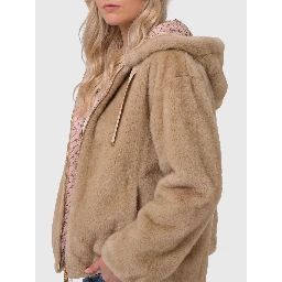 Faux fur jacket