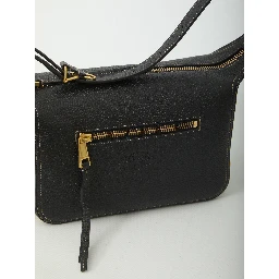 Metal Dots mini leather bag