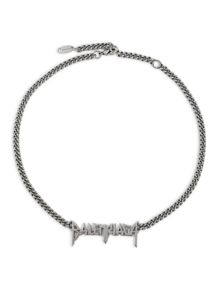 Balenciaga Typo Metal Necklace alternative