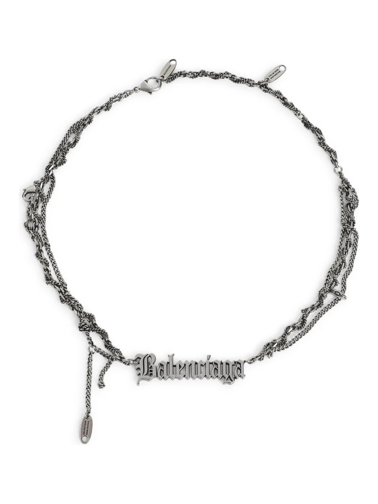 Balenciaga Typo Destroyed Necklace alternative