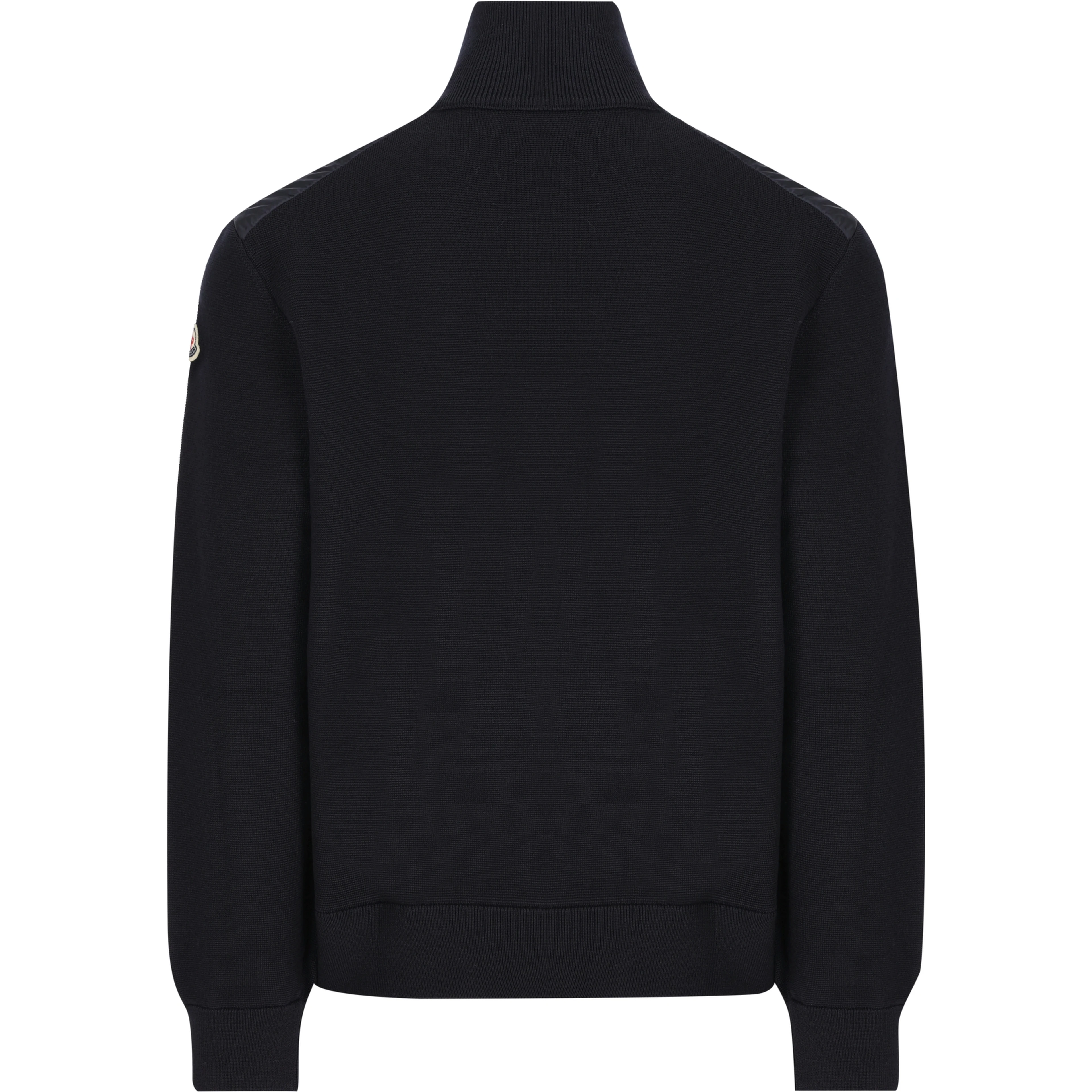 Moncler Sweaters Blue