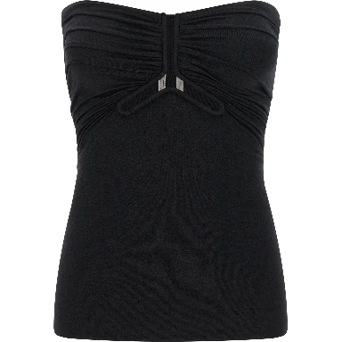 Black Nylon Tank Tops