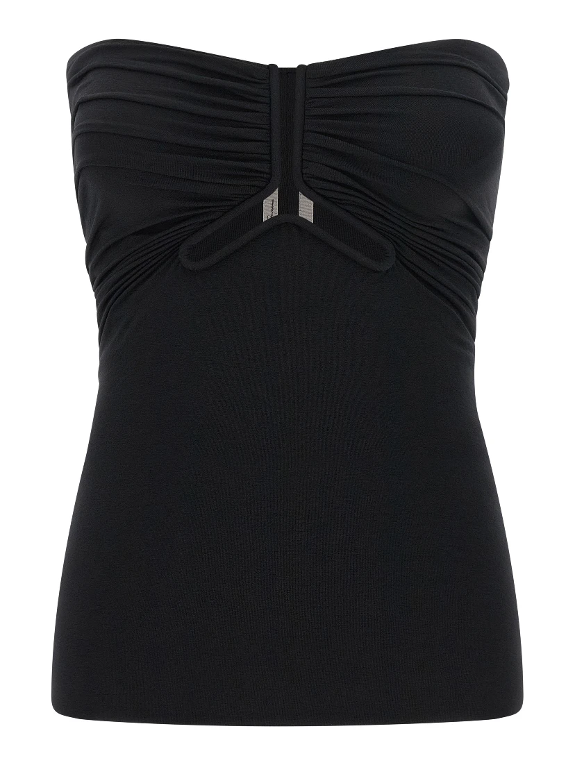 Black Nylon Tank Tops