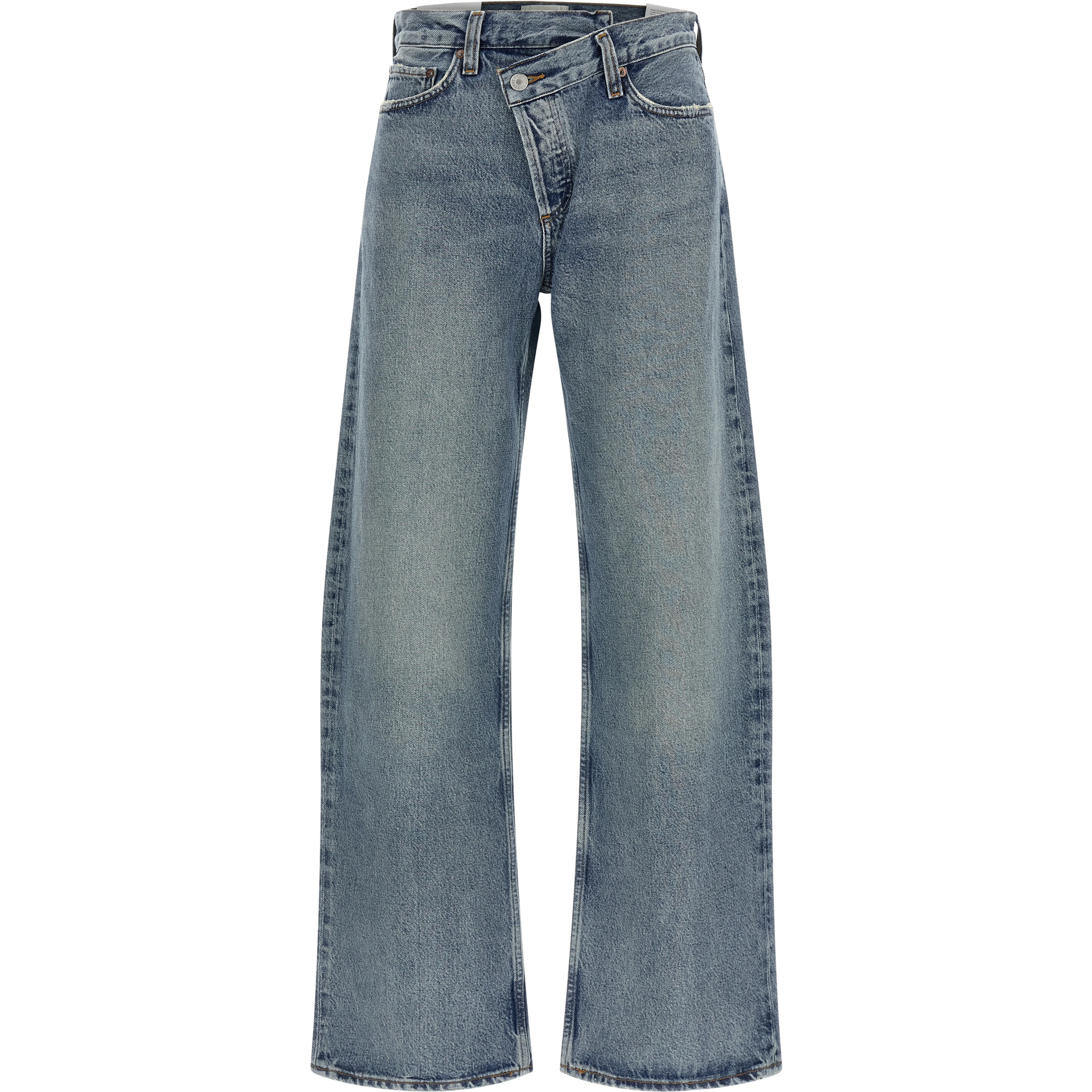 Blue Cotton Relaxed Fit Jeans