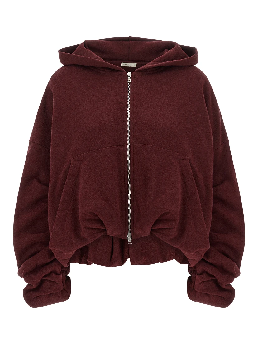Bordeaux Cotton Hoodie