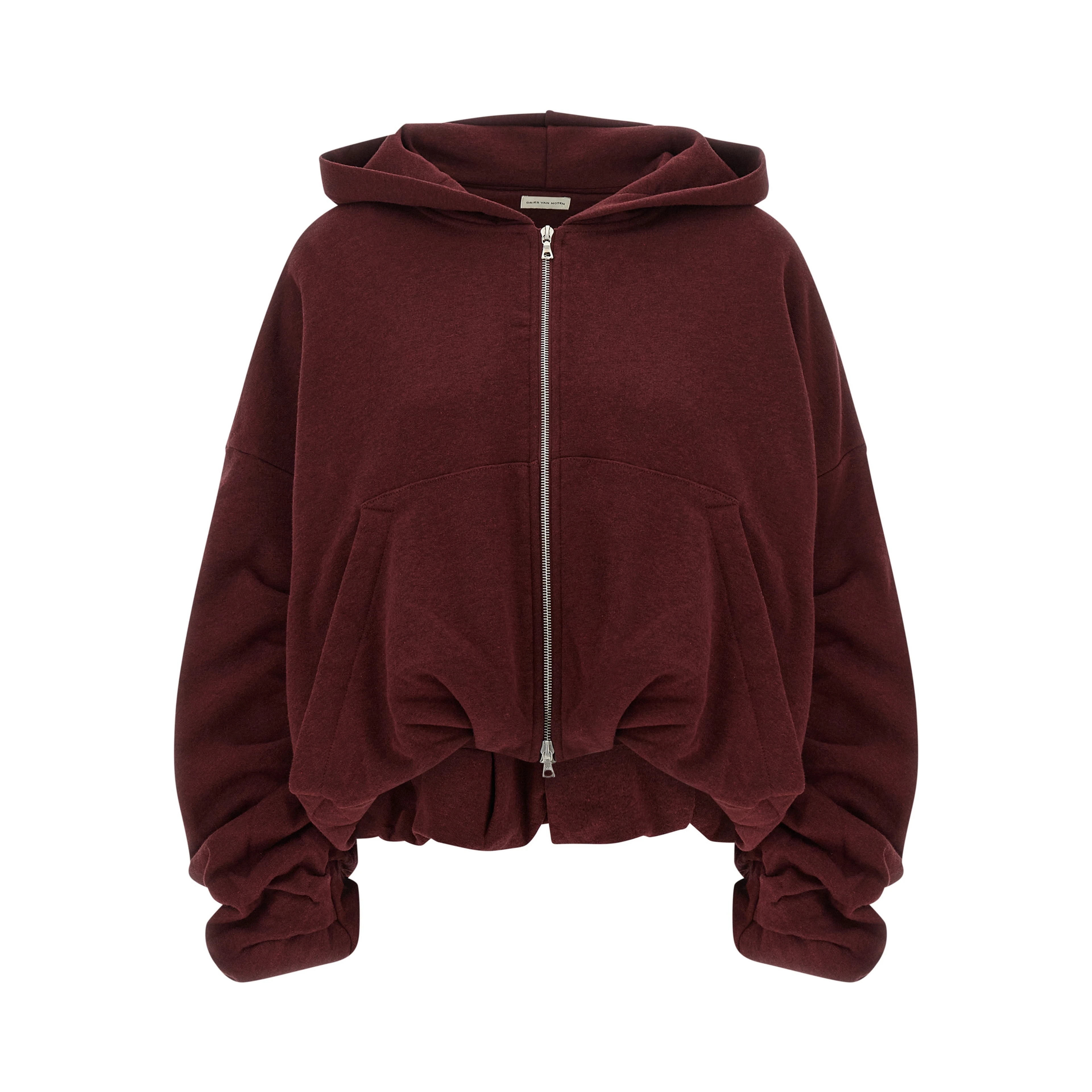 Bordeaux Cotton Hoodie