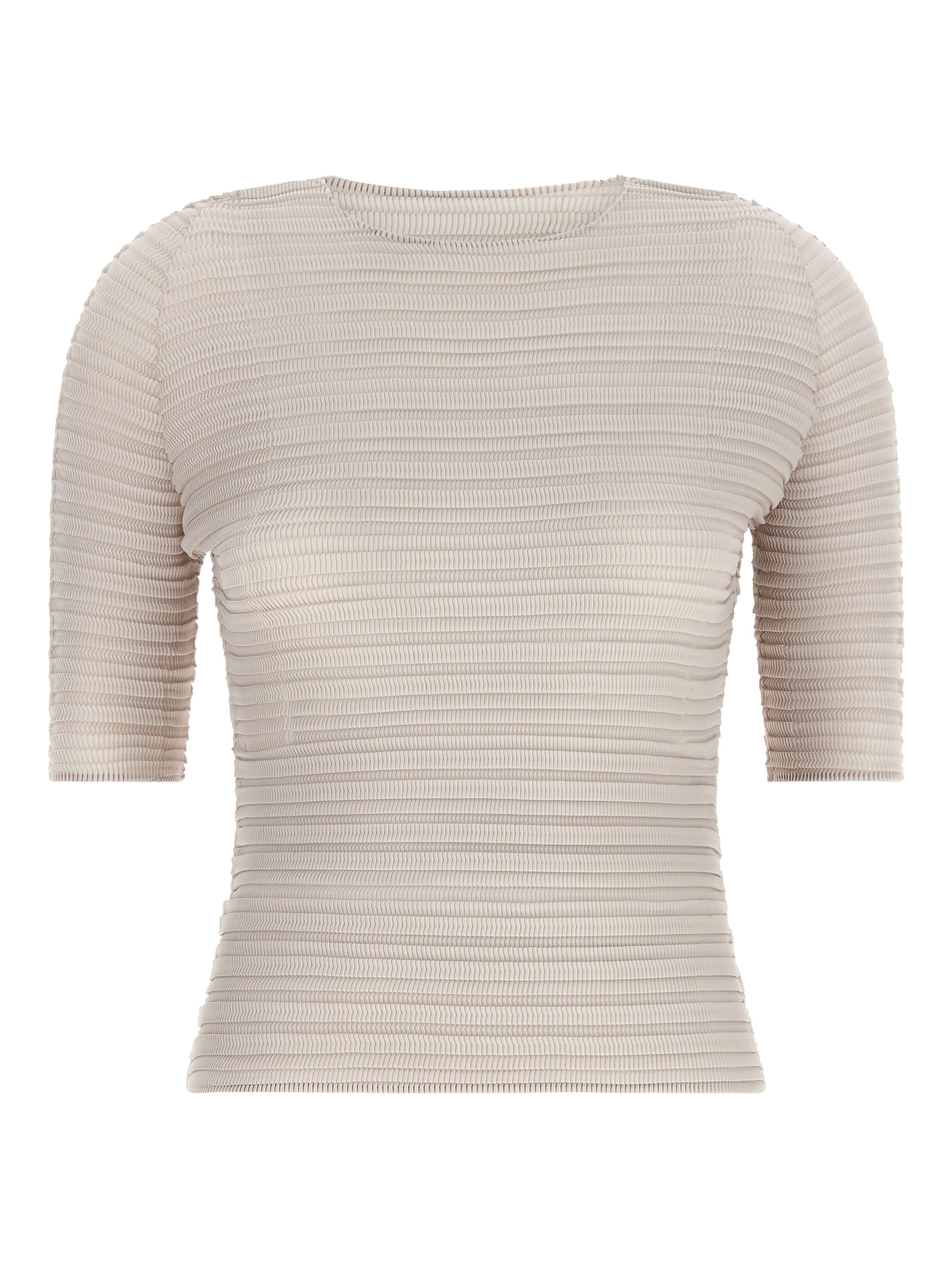 Beige Polyester Blouse