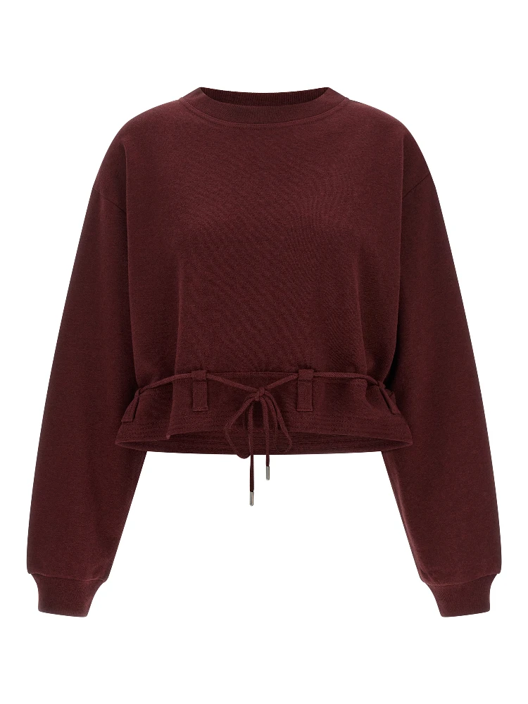Bordeaux Cotton Sweatshirt