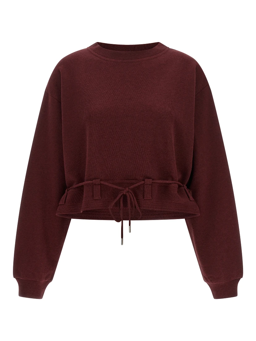 Bordeaux Cotton Sweatshirt