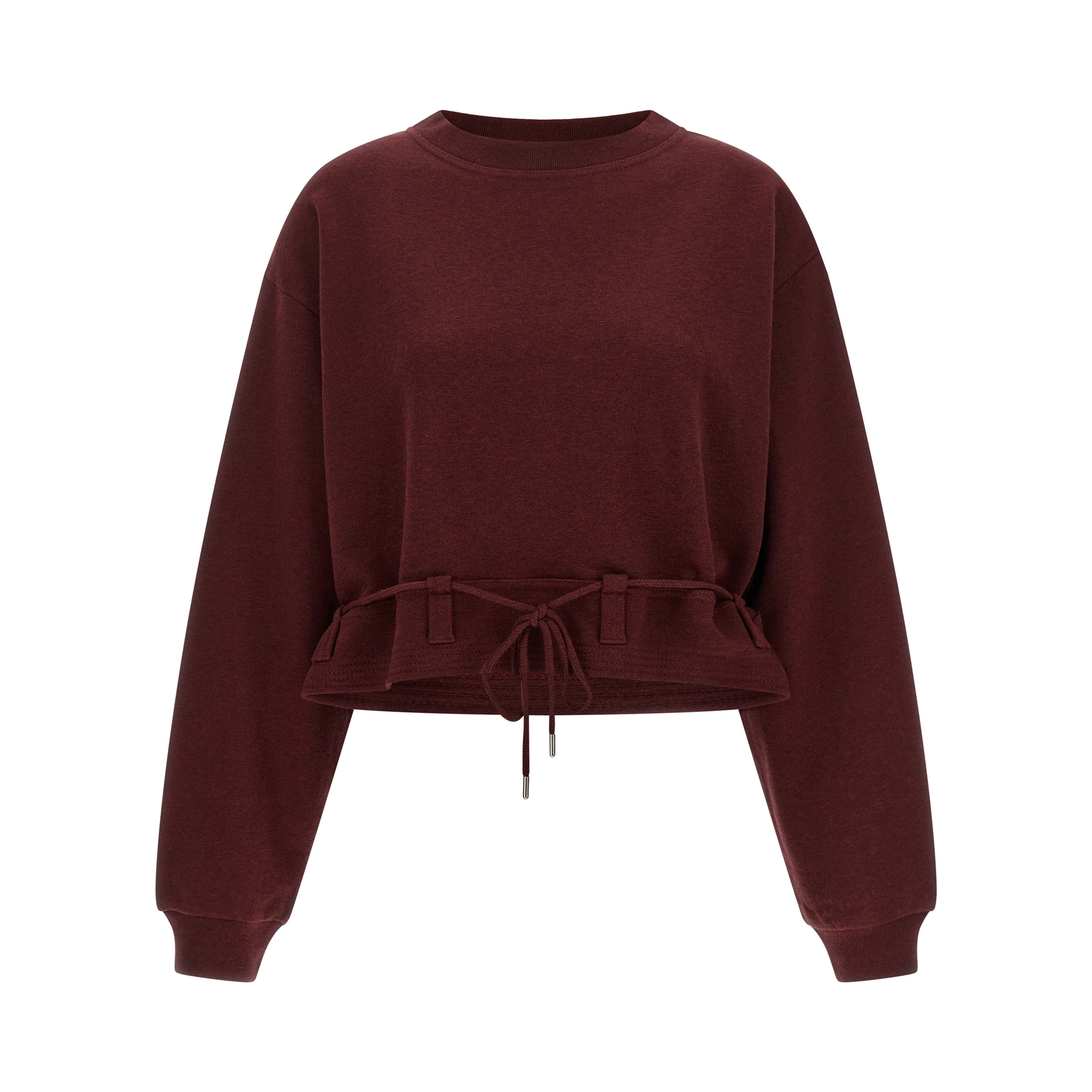 Bordeaux Cotton Sweatshirt