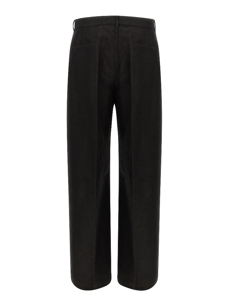 Black Ramie Casual Pants alternative