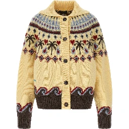 Multicolor Virgin Wool Cardigan